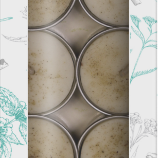 White Sage and Eucalyptus Little Smudgies Candles - Pack of 12 Soul Sticks Tea Light - 4 hour burn time