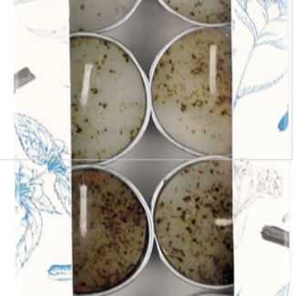 White Sage Smudgies Candles - Pack of 12 Soul Sticks Tea Light - 4 hour burn time