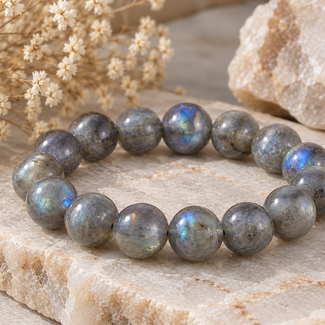 Blue Labradorite Bracelets - 12mm