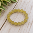 Libyan Tektite Desert Glass (Great Sand Sea Glass Lechatelierite) Bracelets - 11mm
