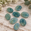 Aquamarine Palm Pillow Pocket Stones (AA Grade)