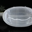 Selenite (Satin Spar Gypsum) Charging Bowls Dishes - 12" Oval Large Teardrop