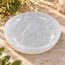 Selenite (Satin Spar Gypsum) Round Charging Bowl Dish - Extra Large XL 9"