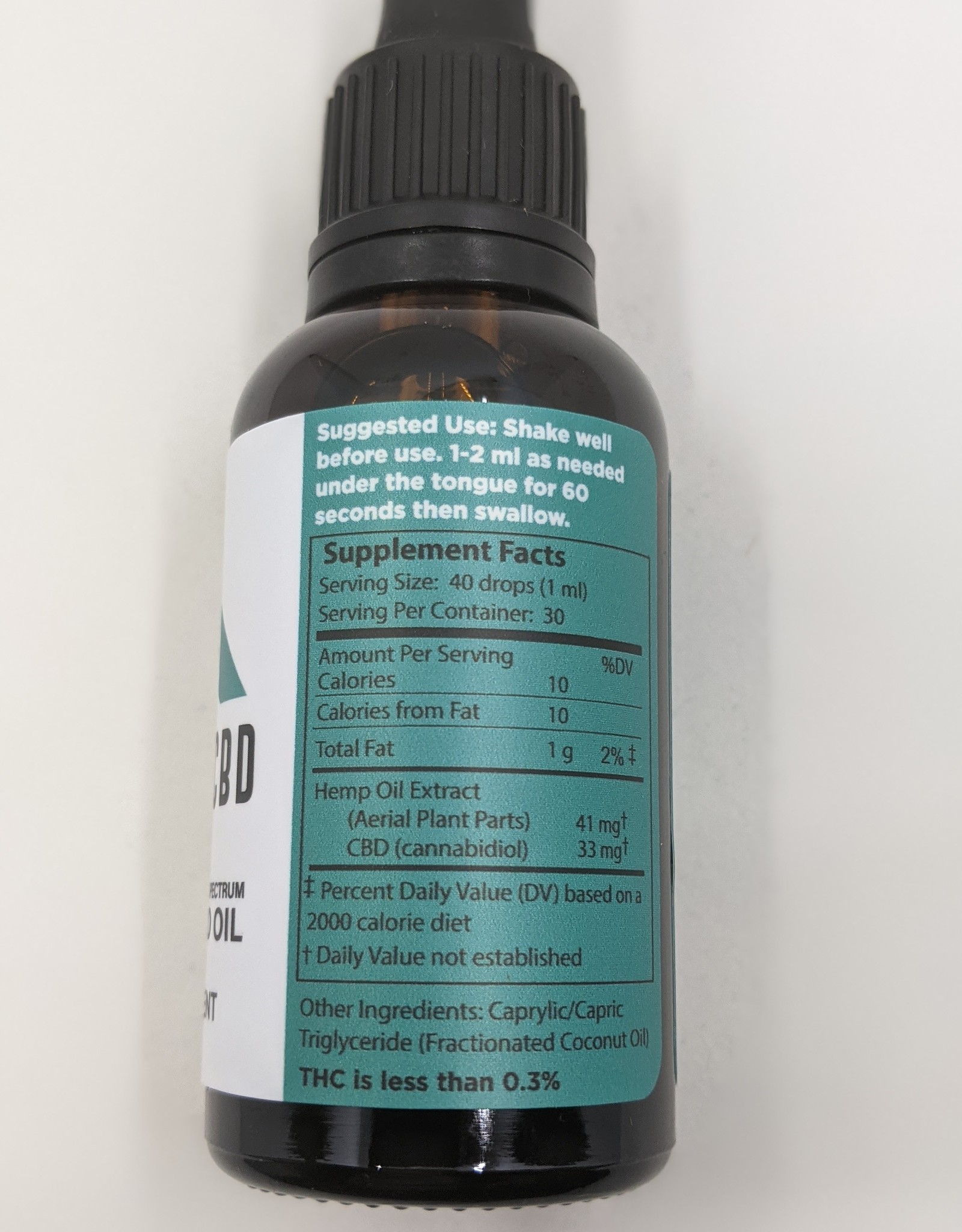 1oz 1,000mg Full Spectrum CBD Oil