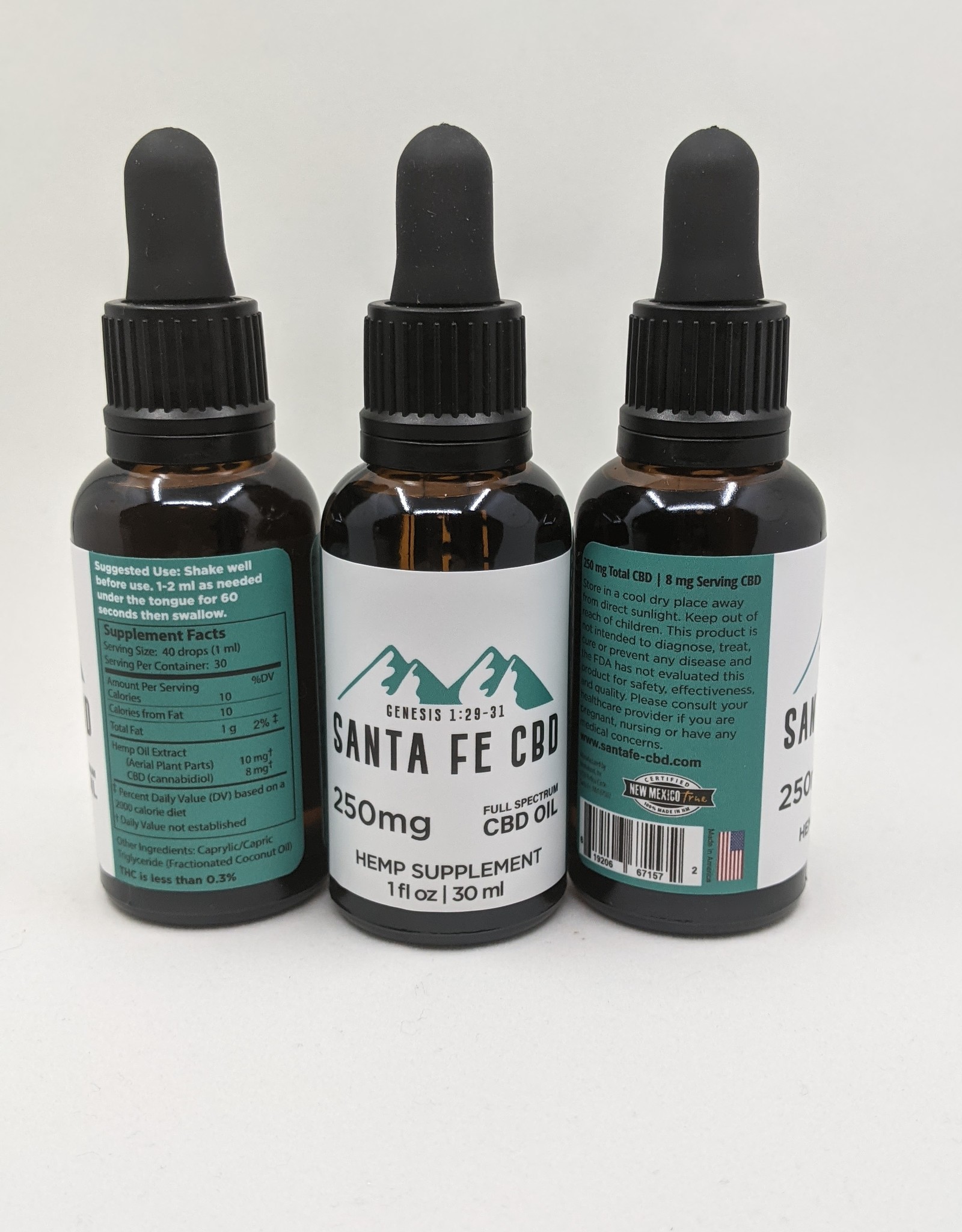 1oz 250mg Full Spectrum CBD Oil