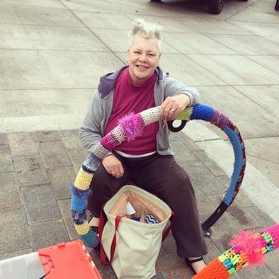 An Interview with Judy Kennedy: Yarn Bomber