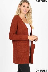 ZENANA POPCORN CARDIGAN