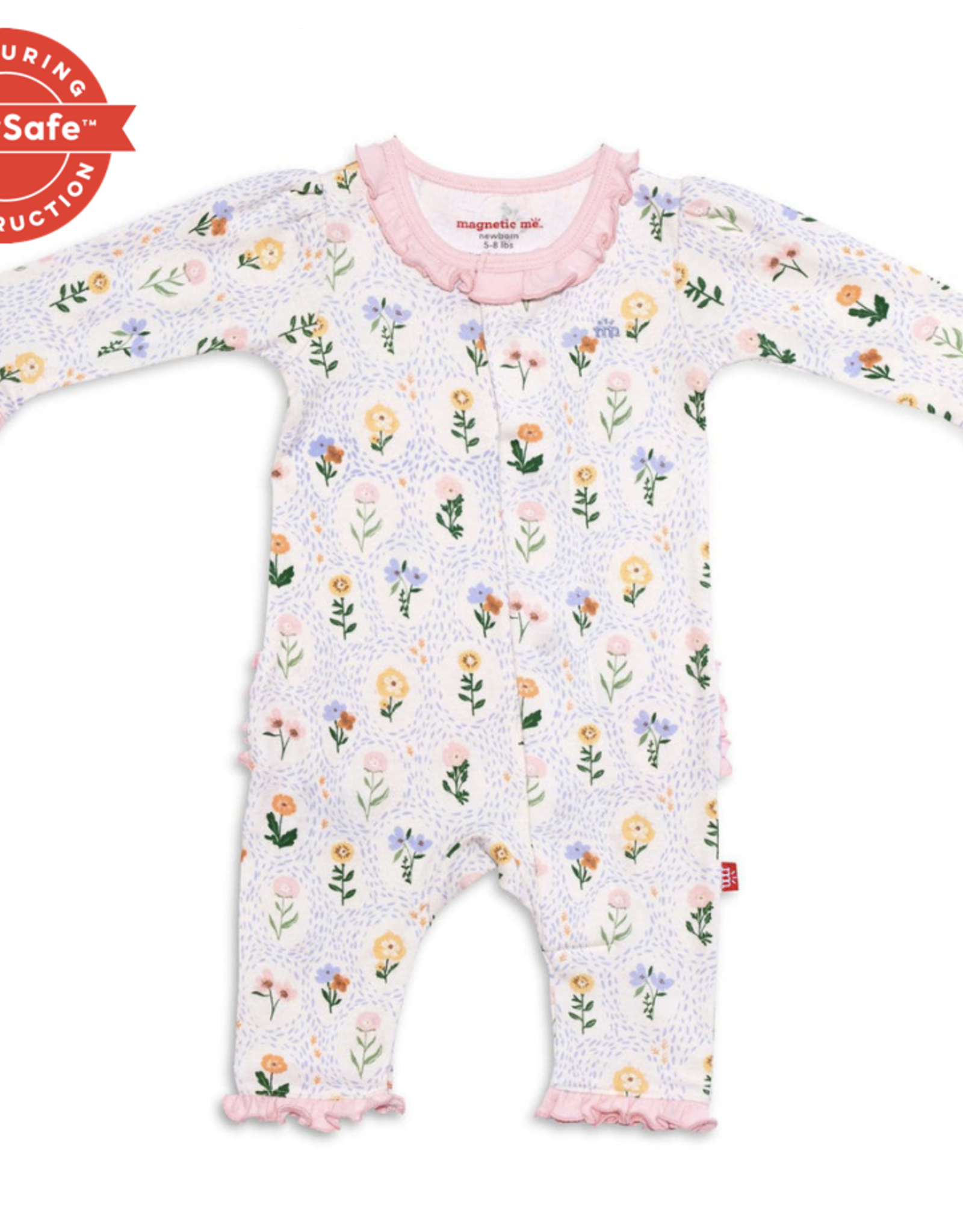 MAGNETIC ME ABBEY RUFFLE ORG COTTON COVERALL