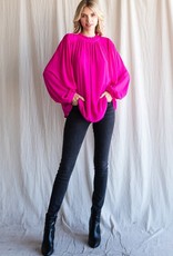 JODIFL HOT PINK BLOUSE