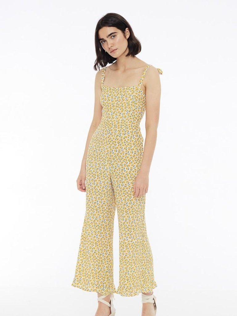 faithfull the brand yellow jumpsuit