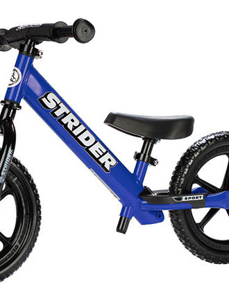 Strider Sports Strider 12 Sport Kids Balance Bike: Blue