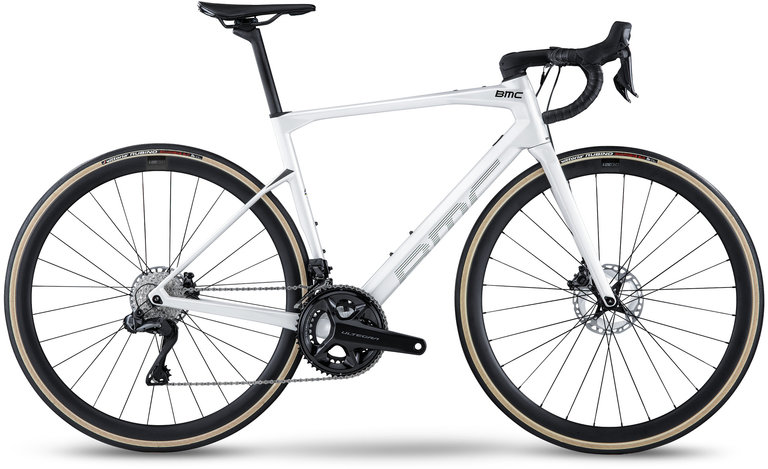 BMC BMC 2022 ROADMACHINE ONE ULTEGRA DI2 2022: METALLIC OFF WHITE & BLACK 54