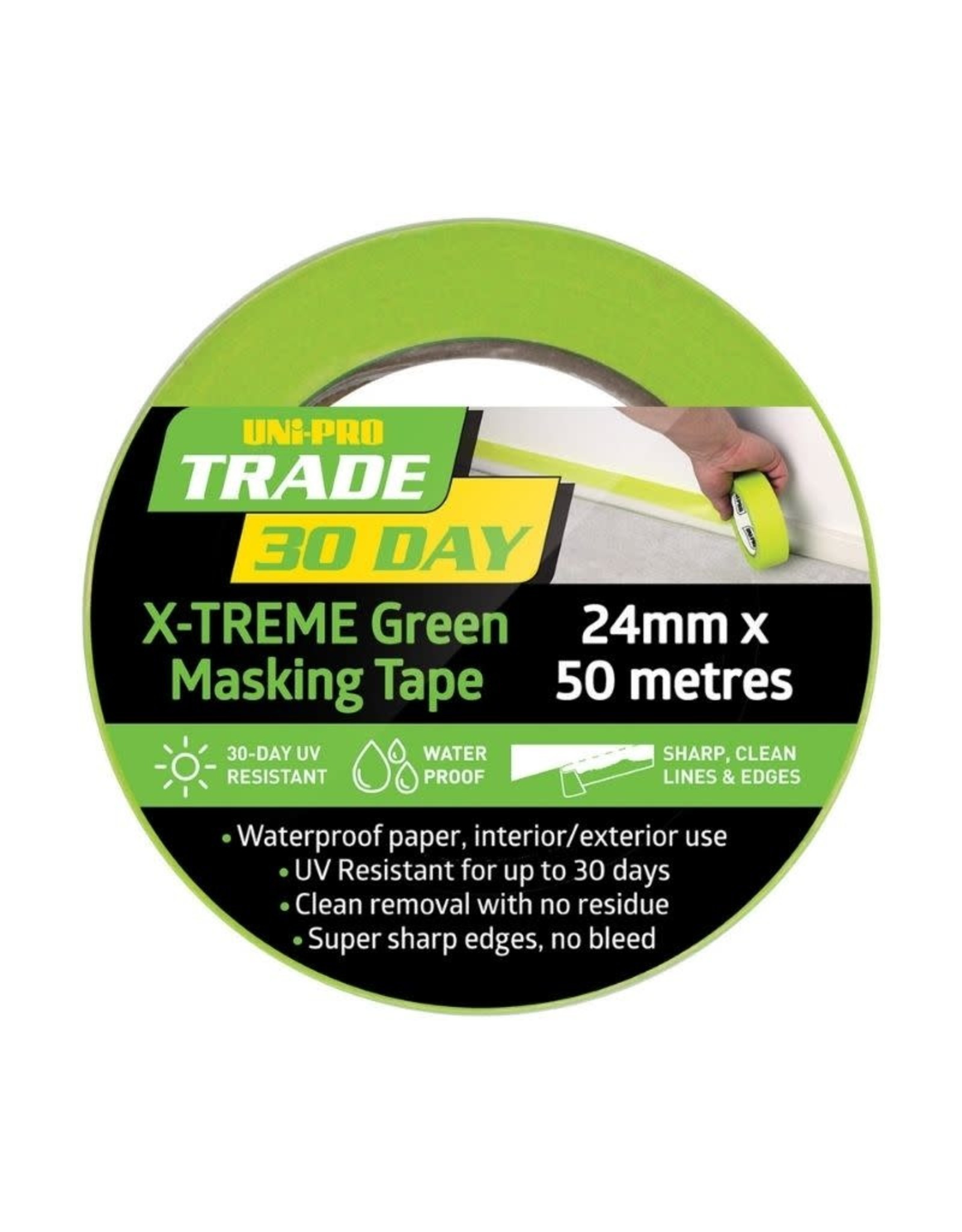 UNI-PRO 30 Day X-TREME Green Masking Tape