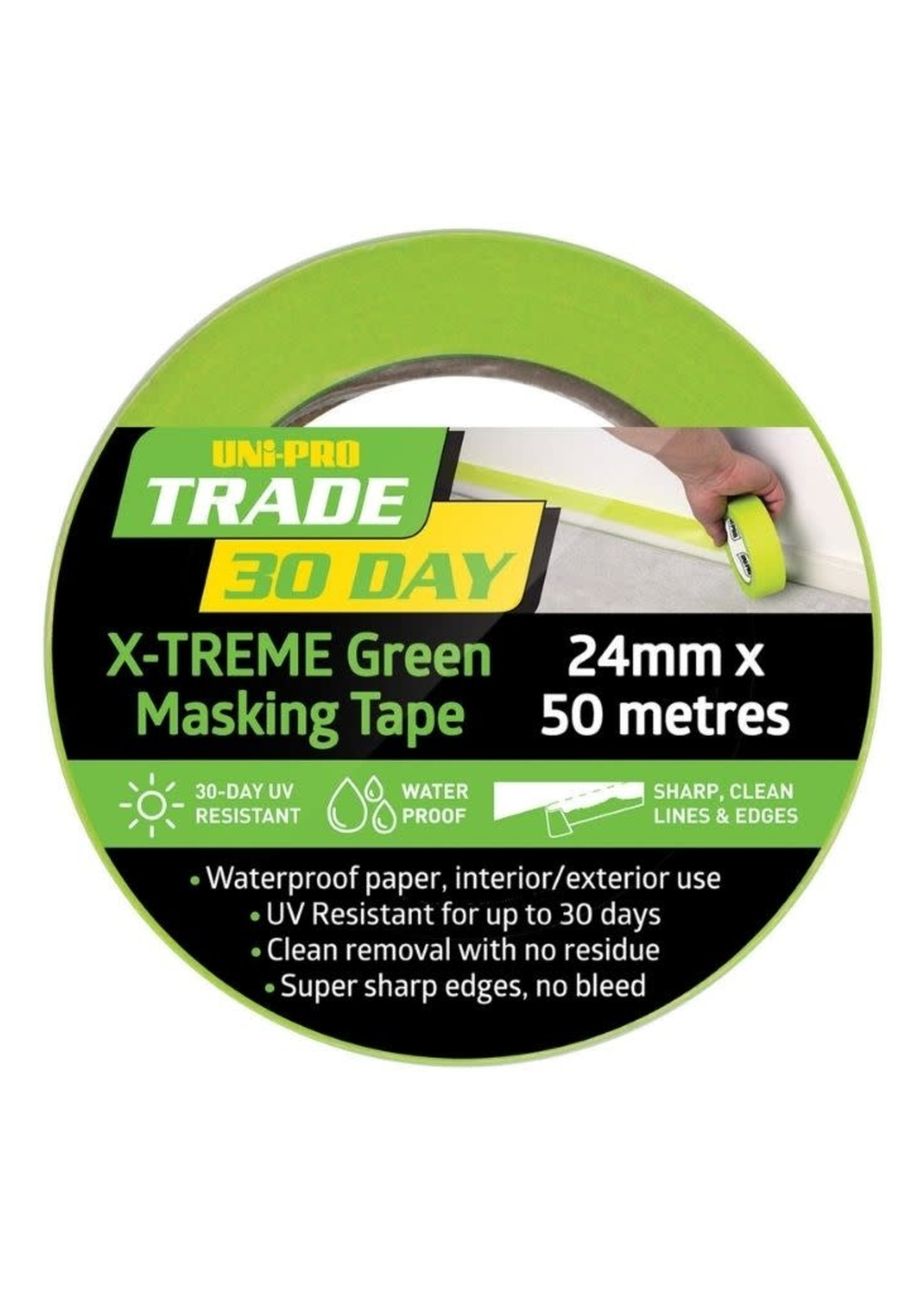 UNI-PRO 30 Day X-TREME Green Masking Tape