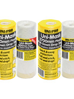 UNI-PRO Masking Tape & Pull Down Plastic Drop Sheet