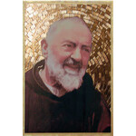 Padre Pio Mosaic Plaque