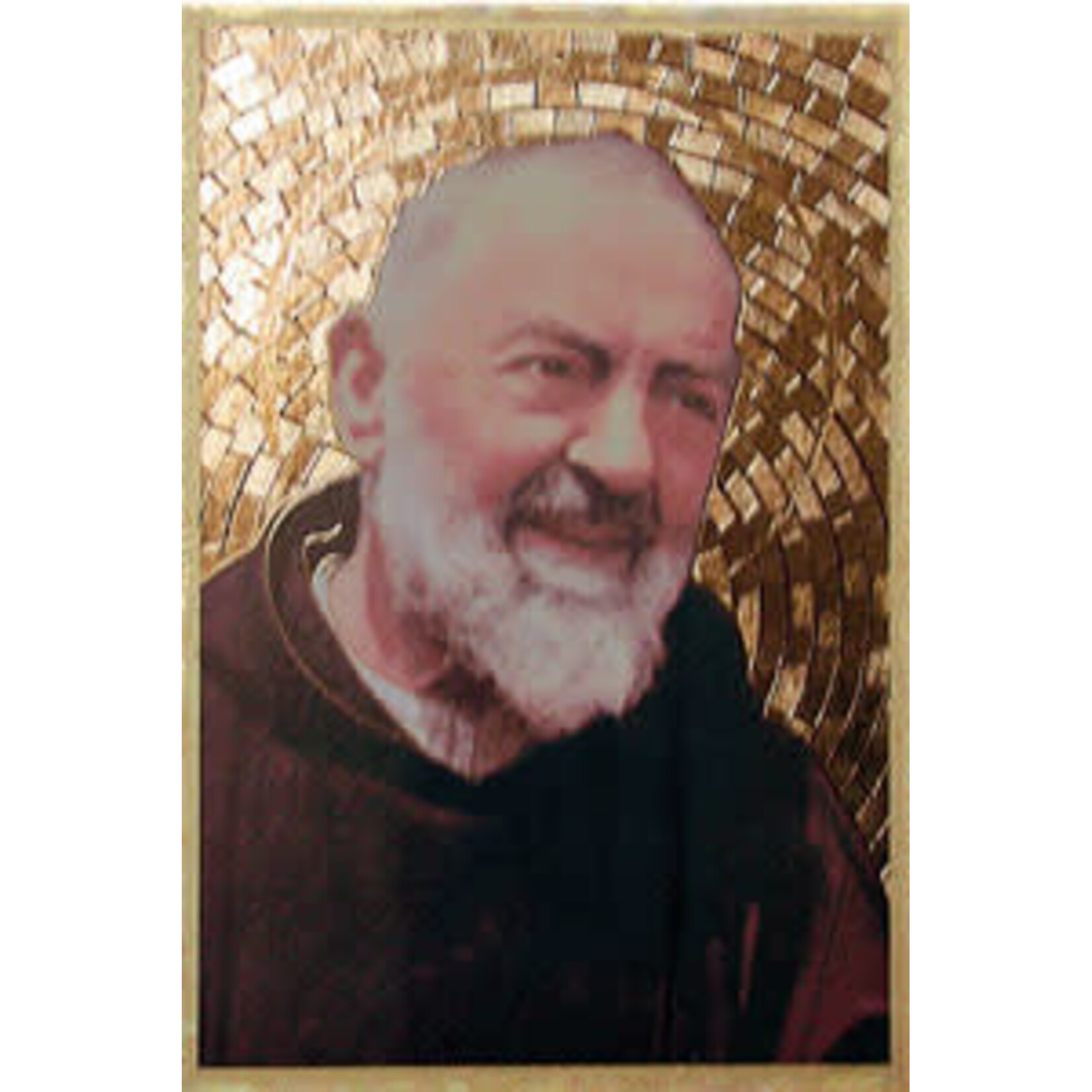 Padre Pio Mosaic Plaque