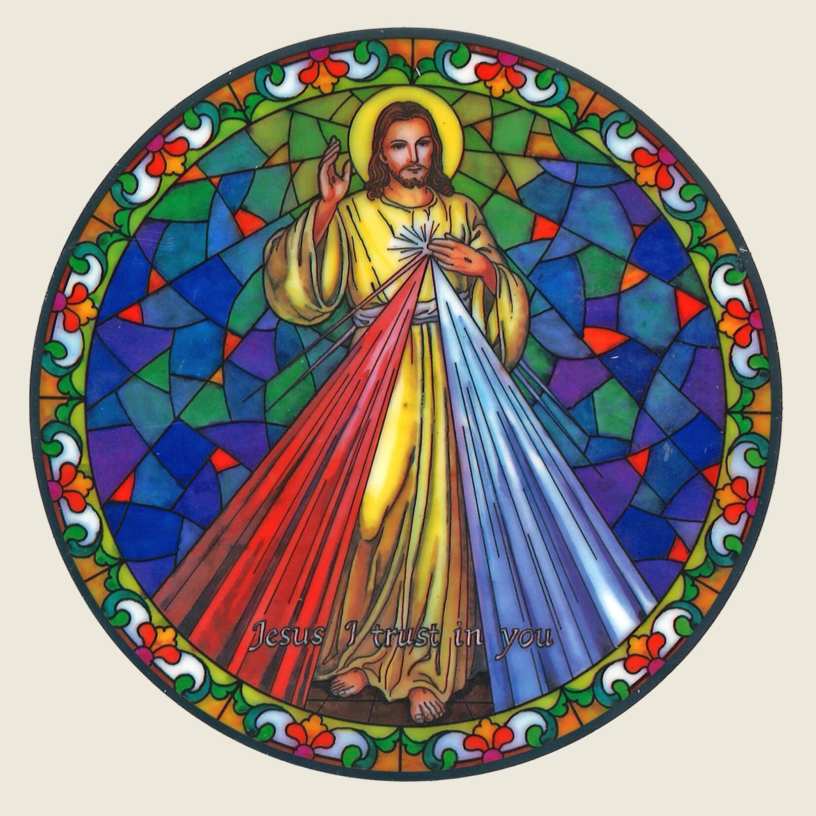 Divine Mercy Static Stkr