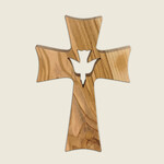 Olivewood Holy Spirit Wall Cross
