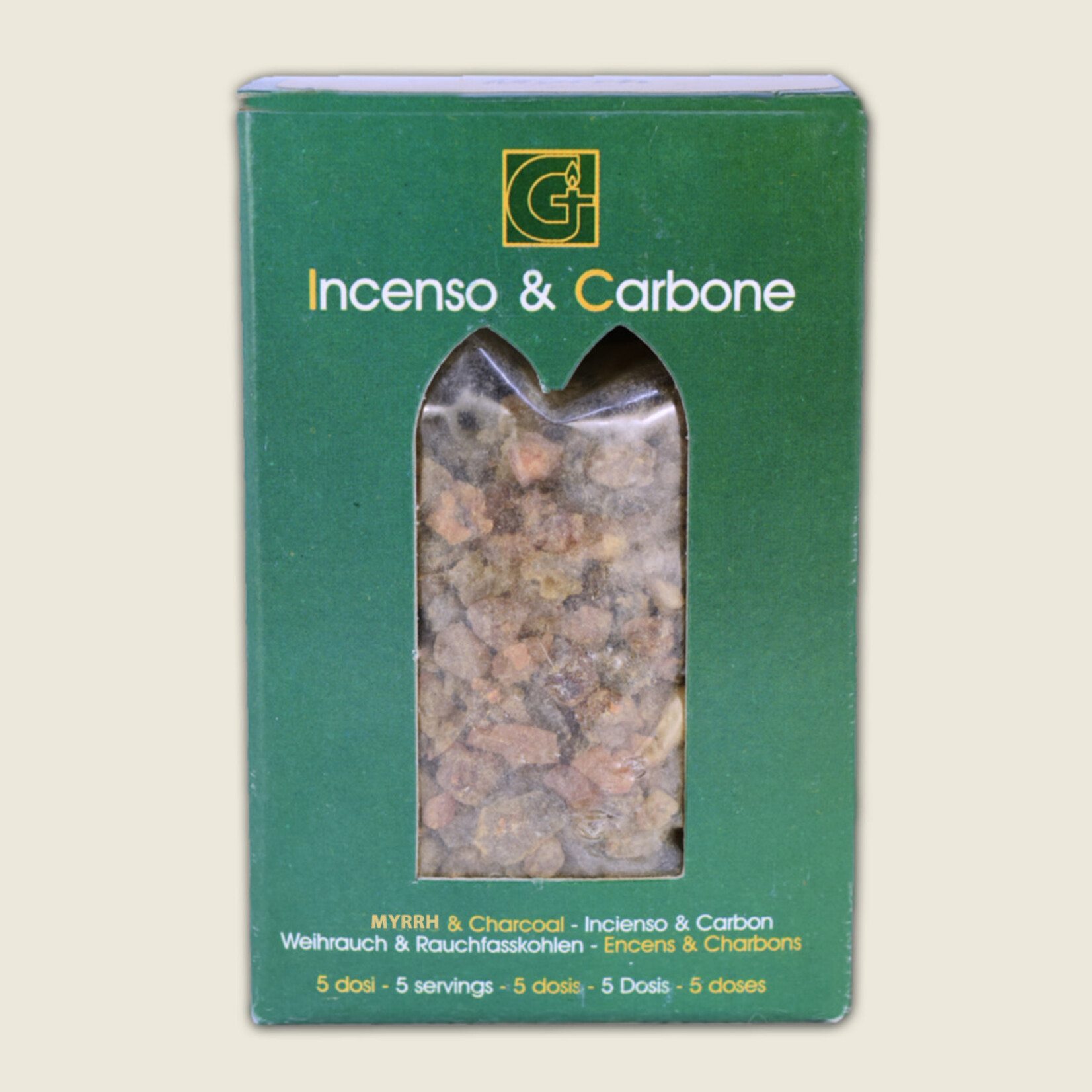 Italian Myrrh Incense & Charcoal