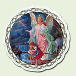 Guard Angel 3" Window Sticker