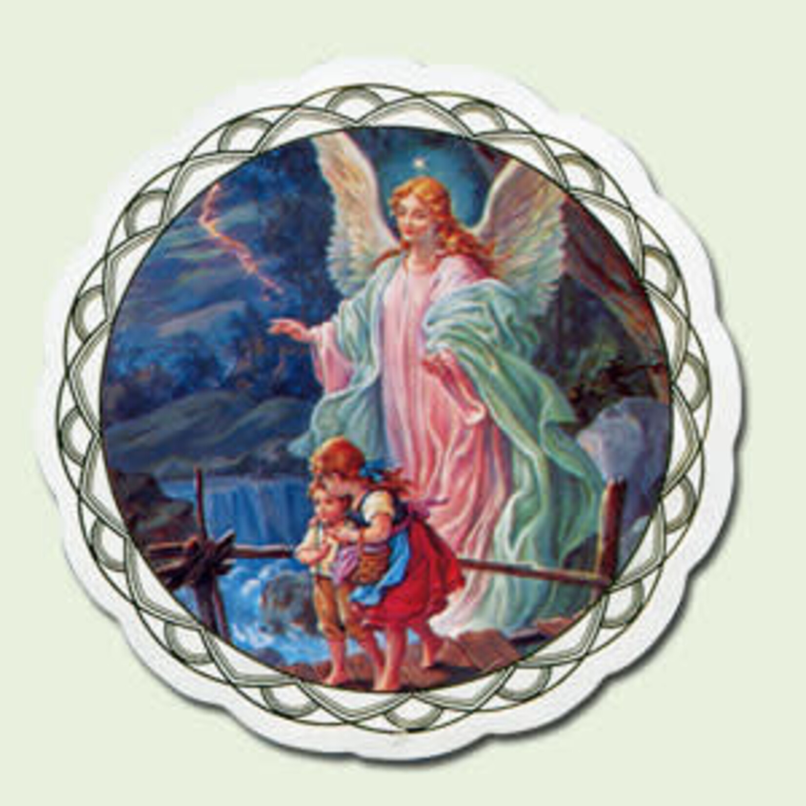 Guard Angel 3" Window Sticker