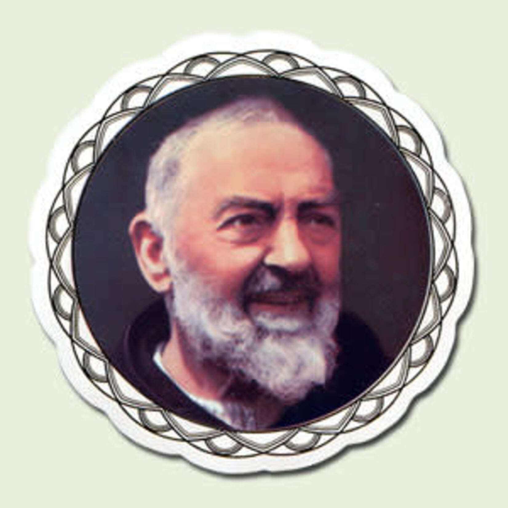 St. Padre Pio Auto Sticker