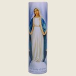 Our Lady of Grace Battery Operated Candle