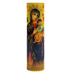 Our Lady of Perpetual Help Battop Candle