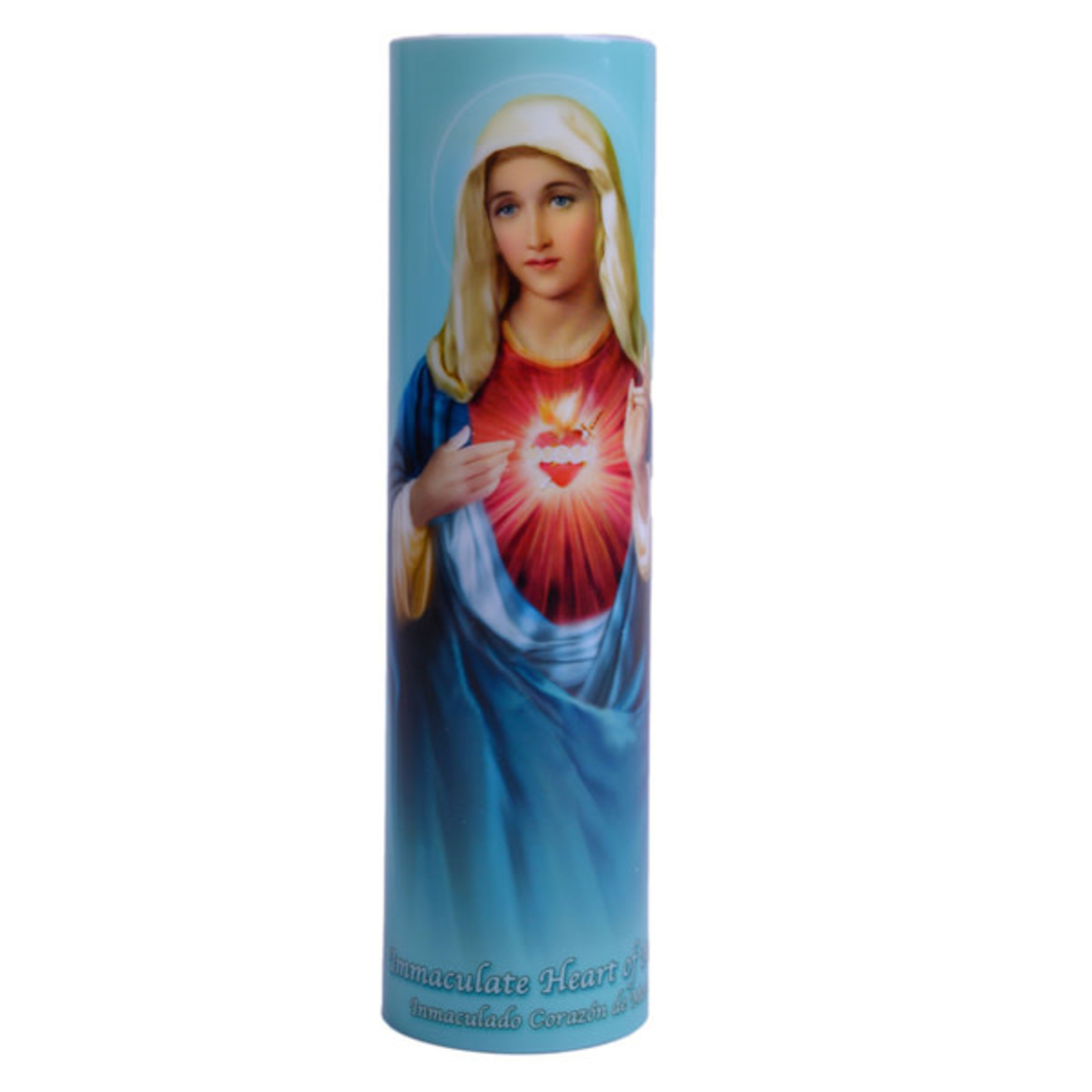 Immaculate Heart of Mary Battery Operated Candle