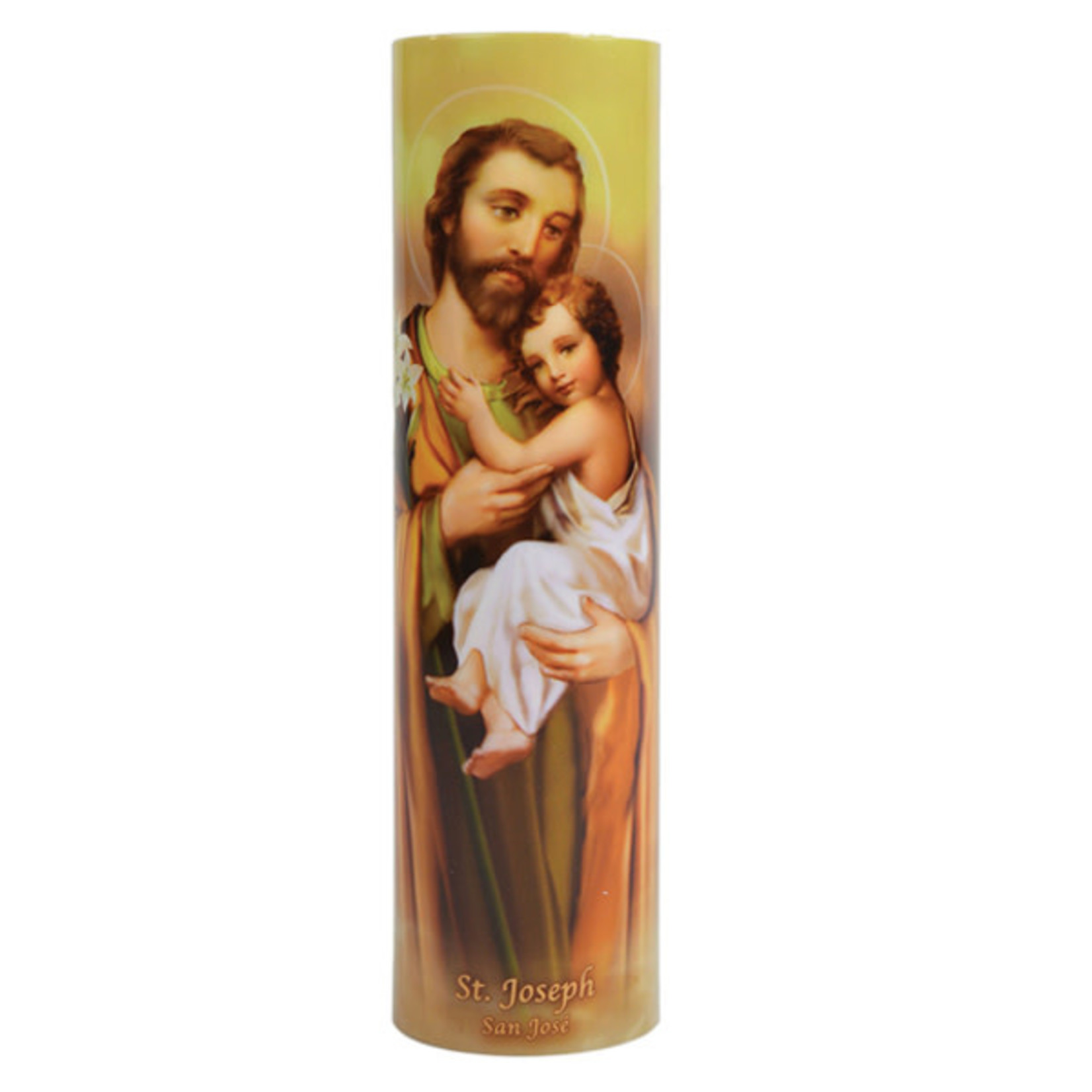 St Joseph Battery Operated Candle