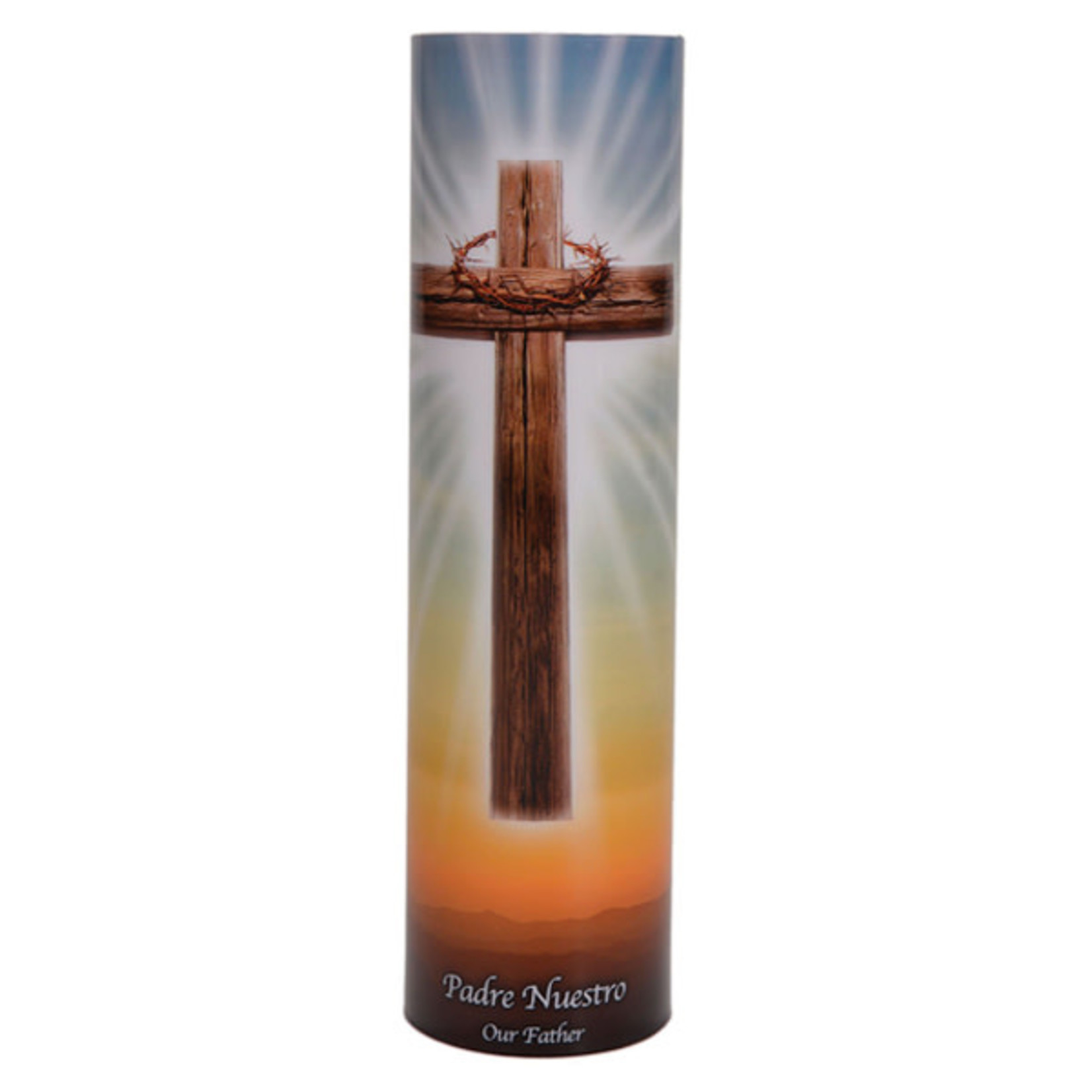 8019- Our Father Battery Operated Candle(LED)