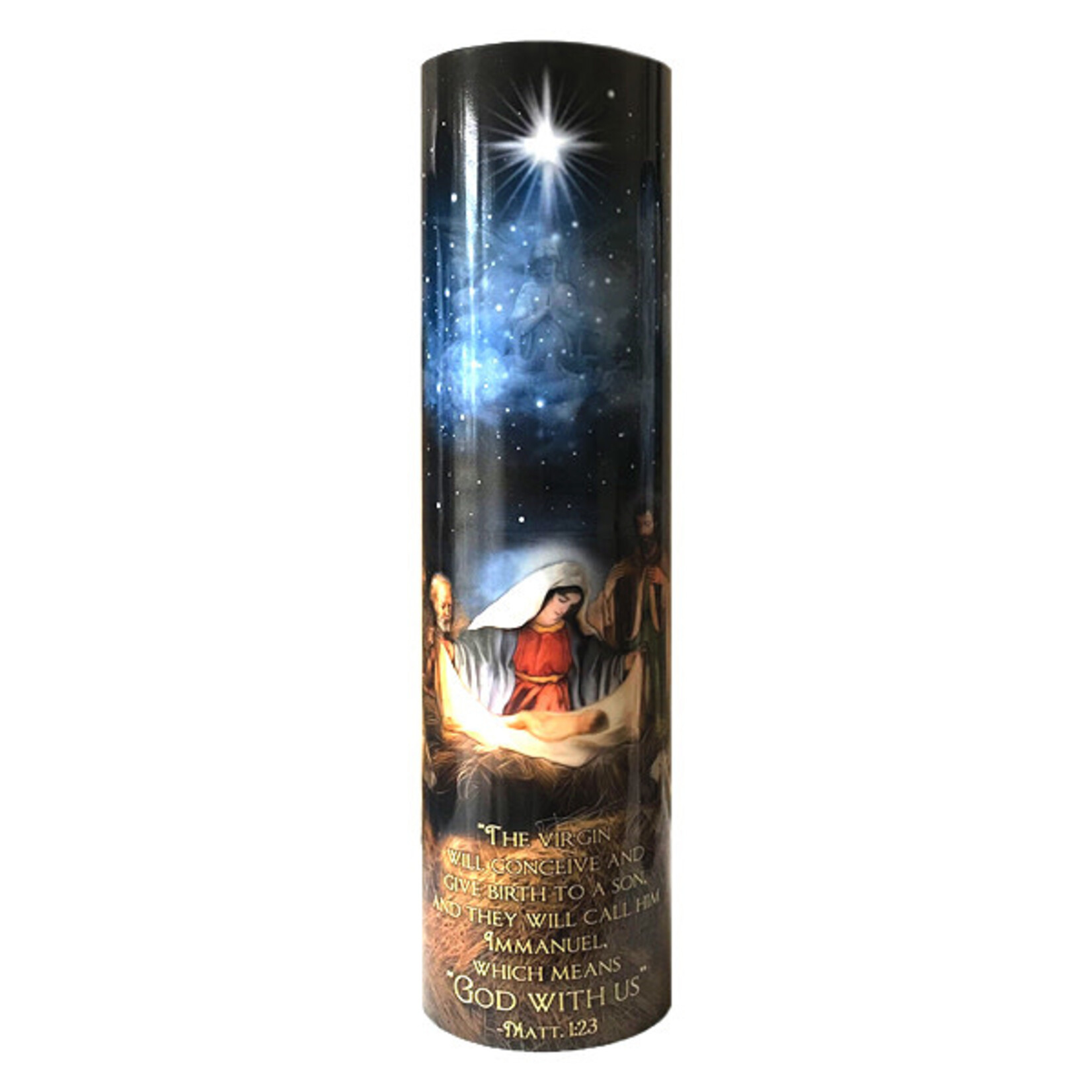 Nativity Battery Operated Candle