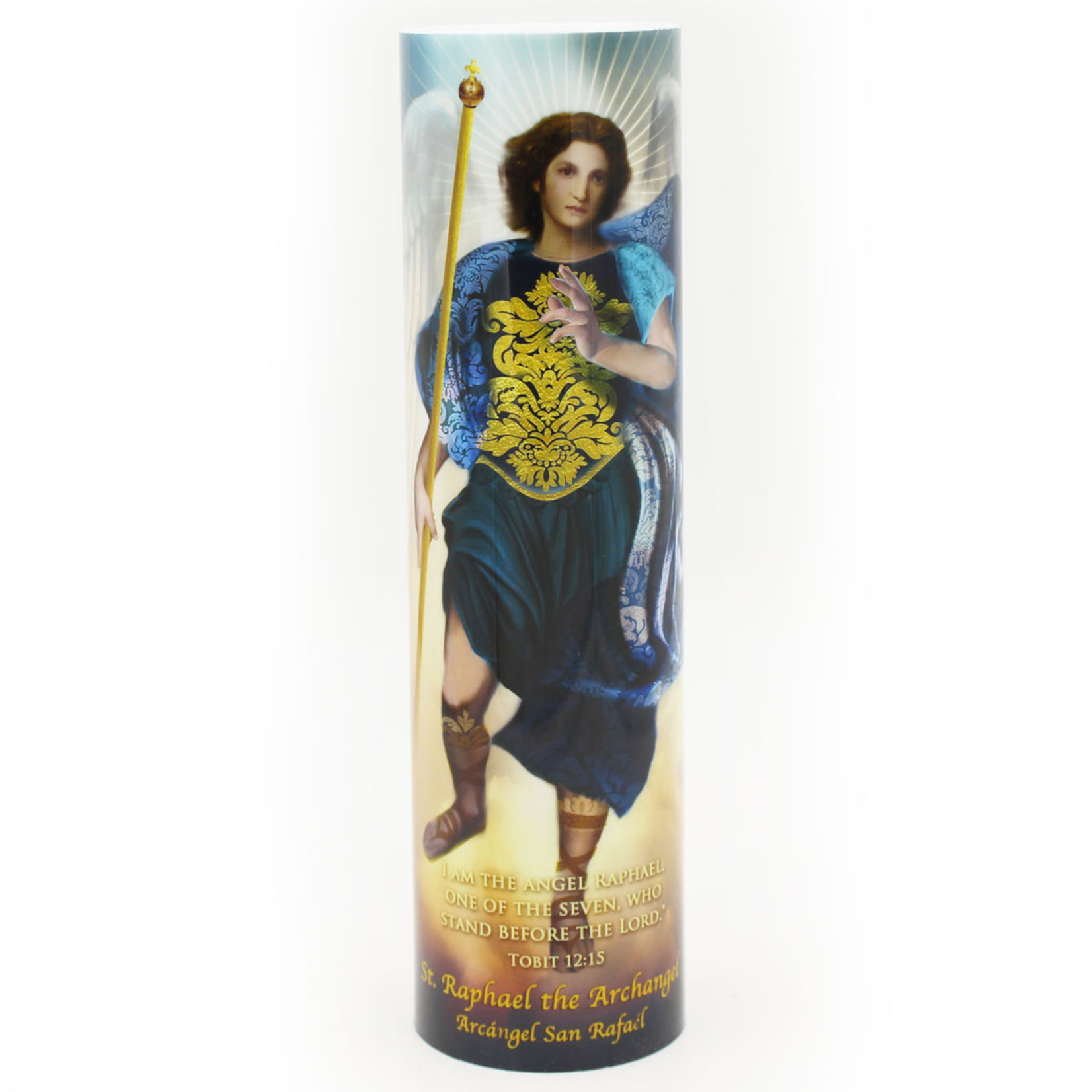 Archangel Raphael Battery Operated Candle