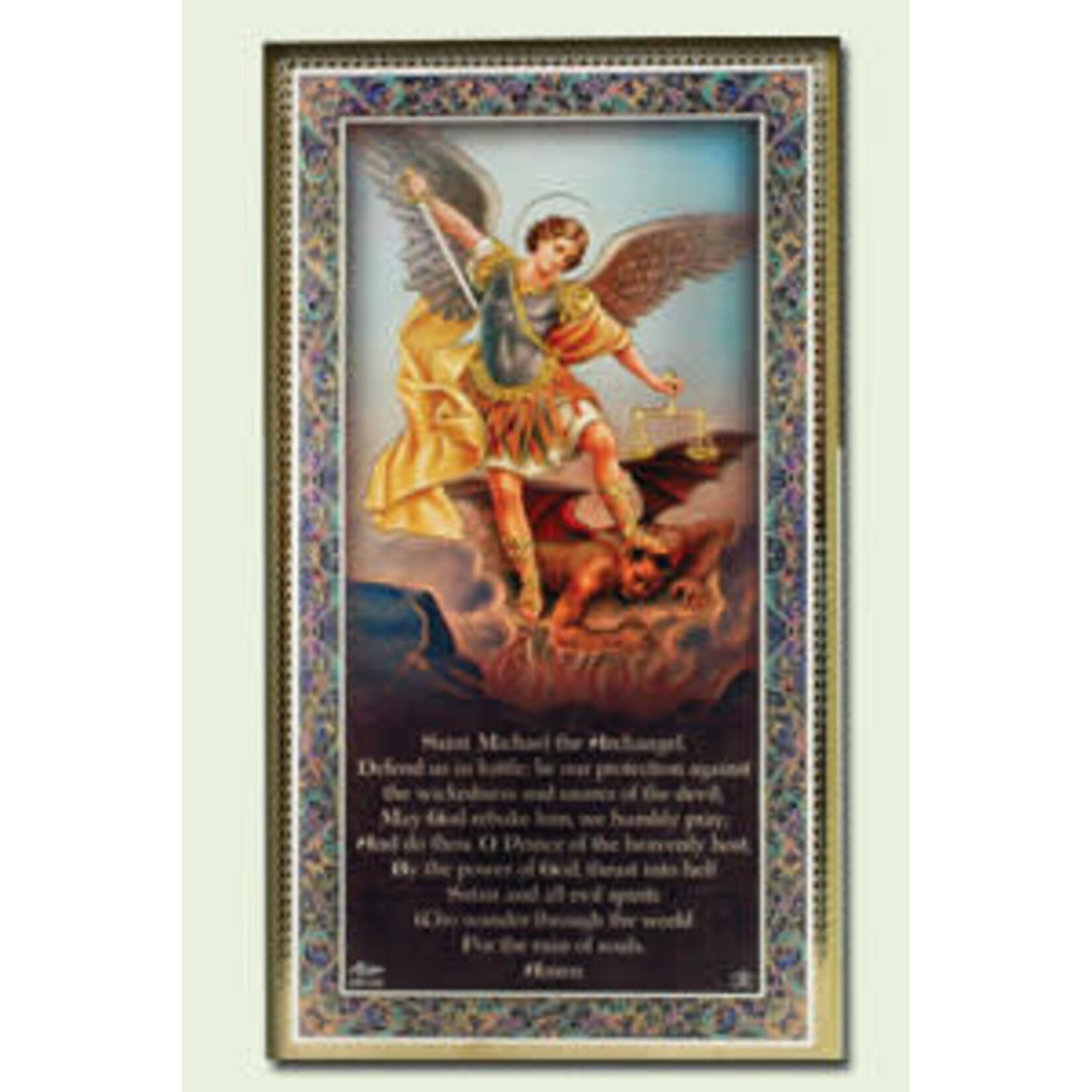 5X9" St Michael Plaque