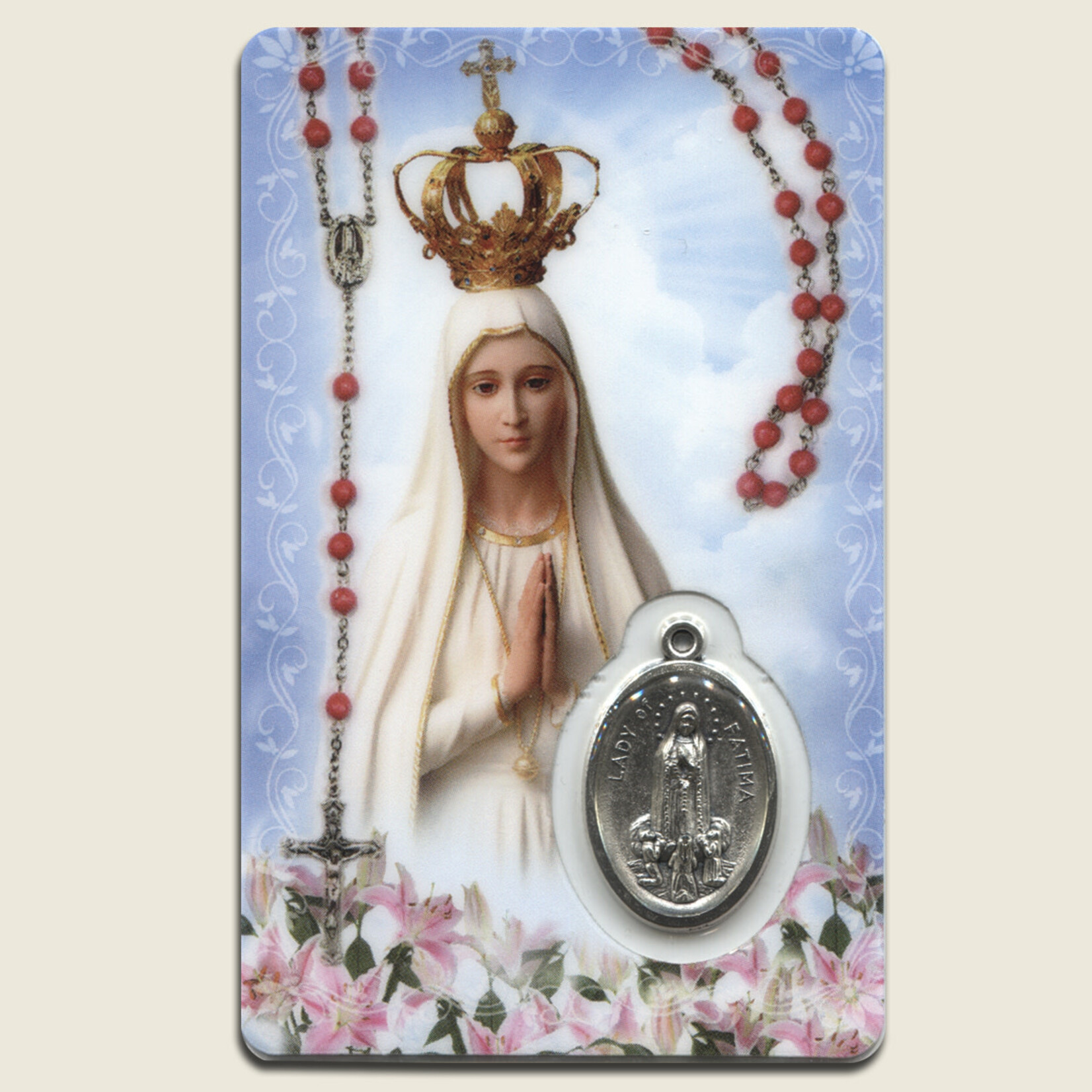 Mysteries Of The Rosary Prayer Card