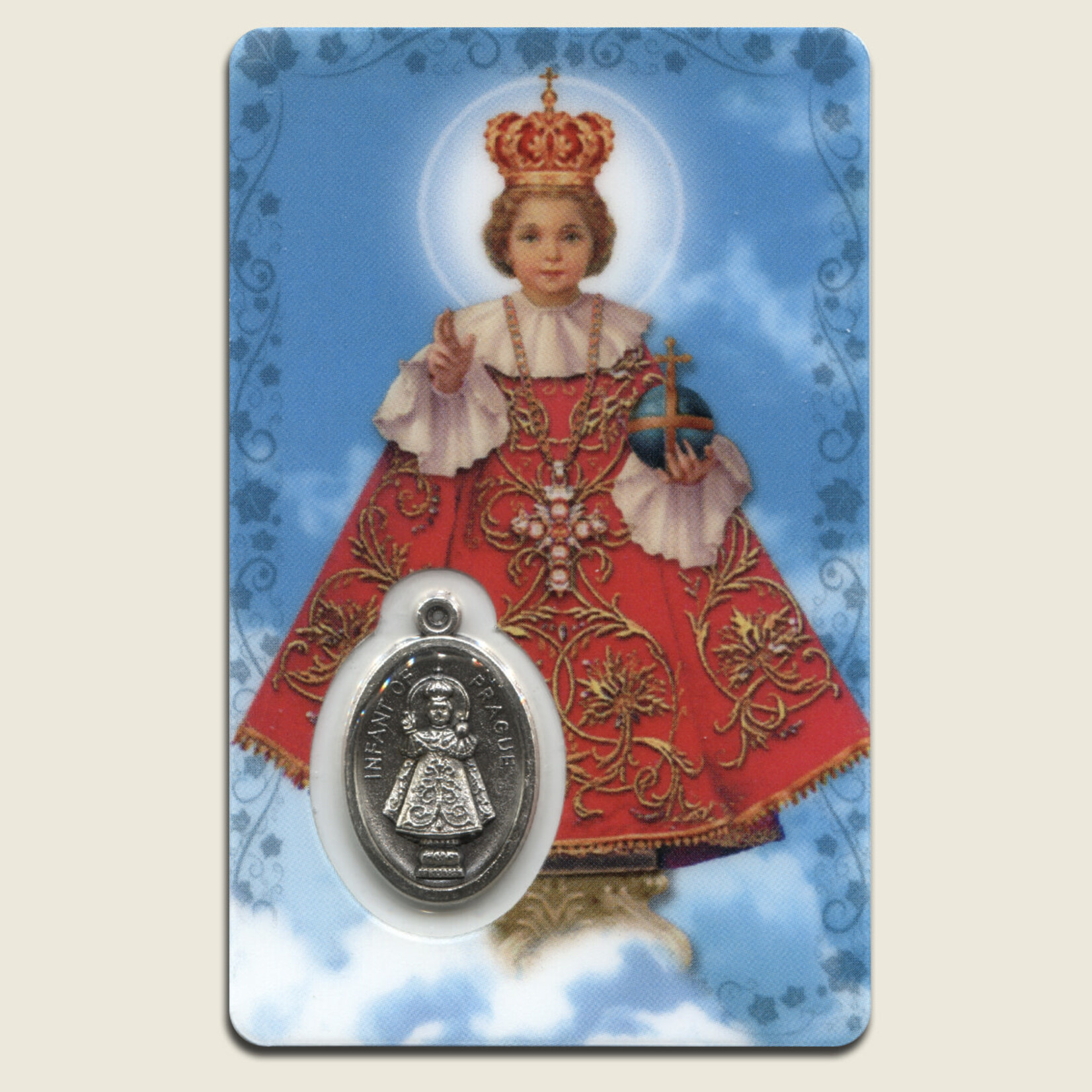 Infant Jesus Of Prague Prayer Card