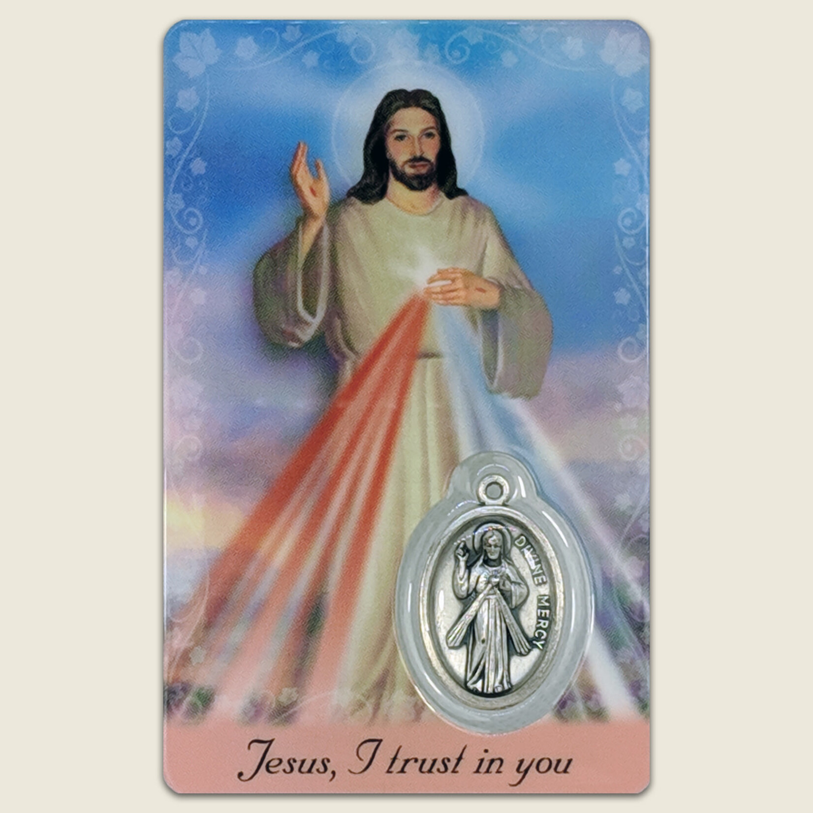 PC565 - Divine Mercy Prayer Card