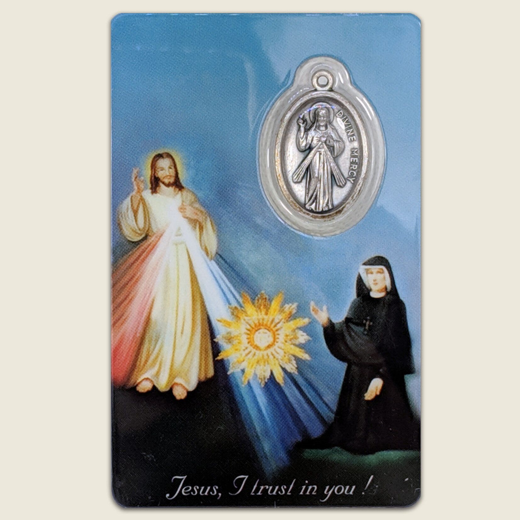 PC565-A - Chaplet Of Divine Mercy Prayer Card