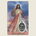Spanish Prayer Card Divine Mercy