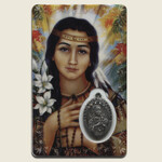 St Kateri Tekakwitha Prayer Card