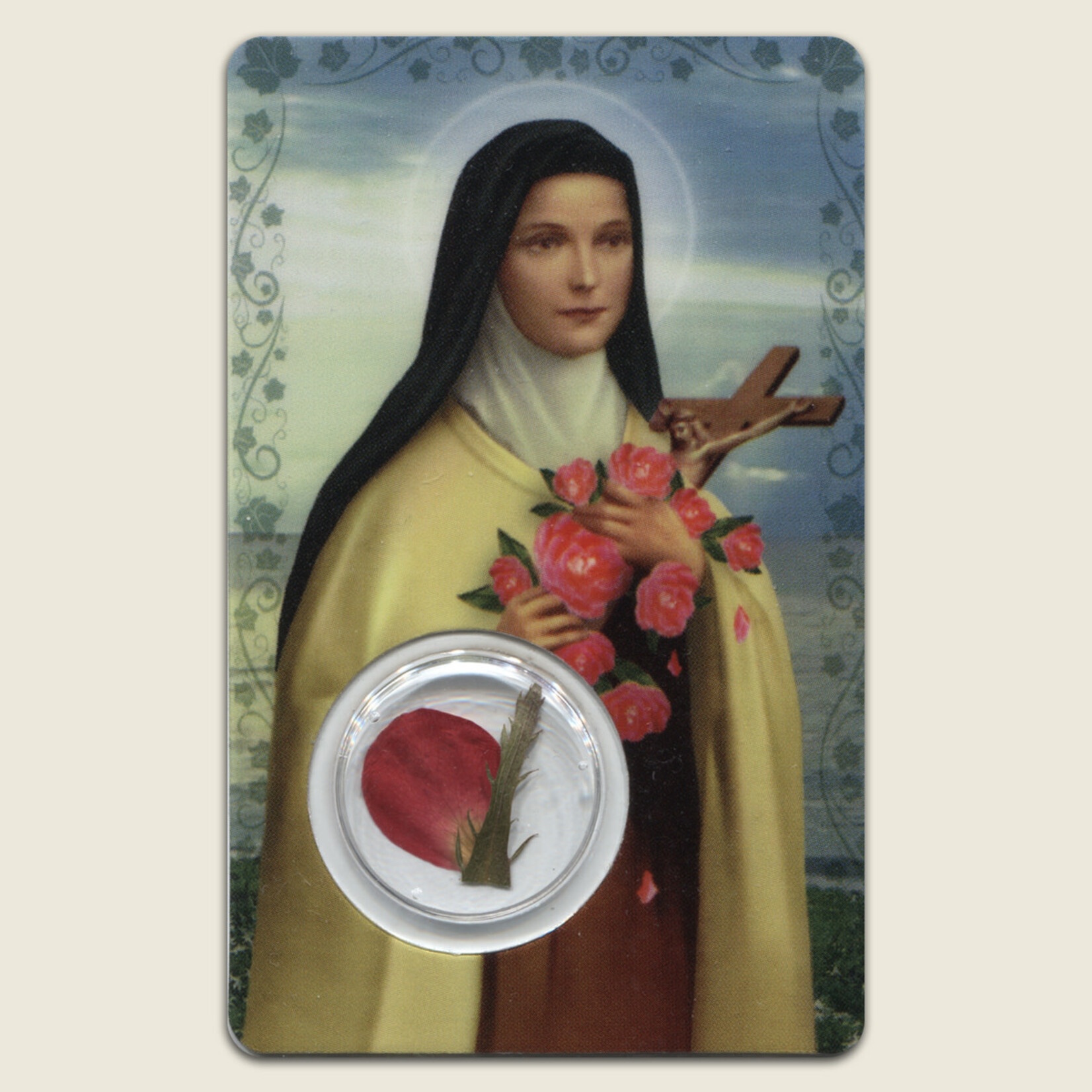 St Therese Prayer Card