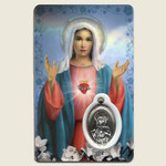 Heart Of Mary Prayer Card
