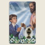 Communion Boy Prayer Card