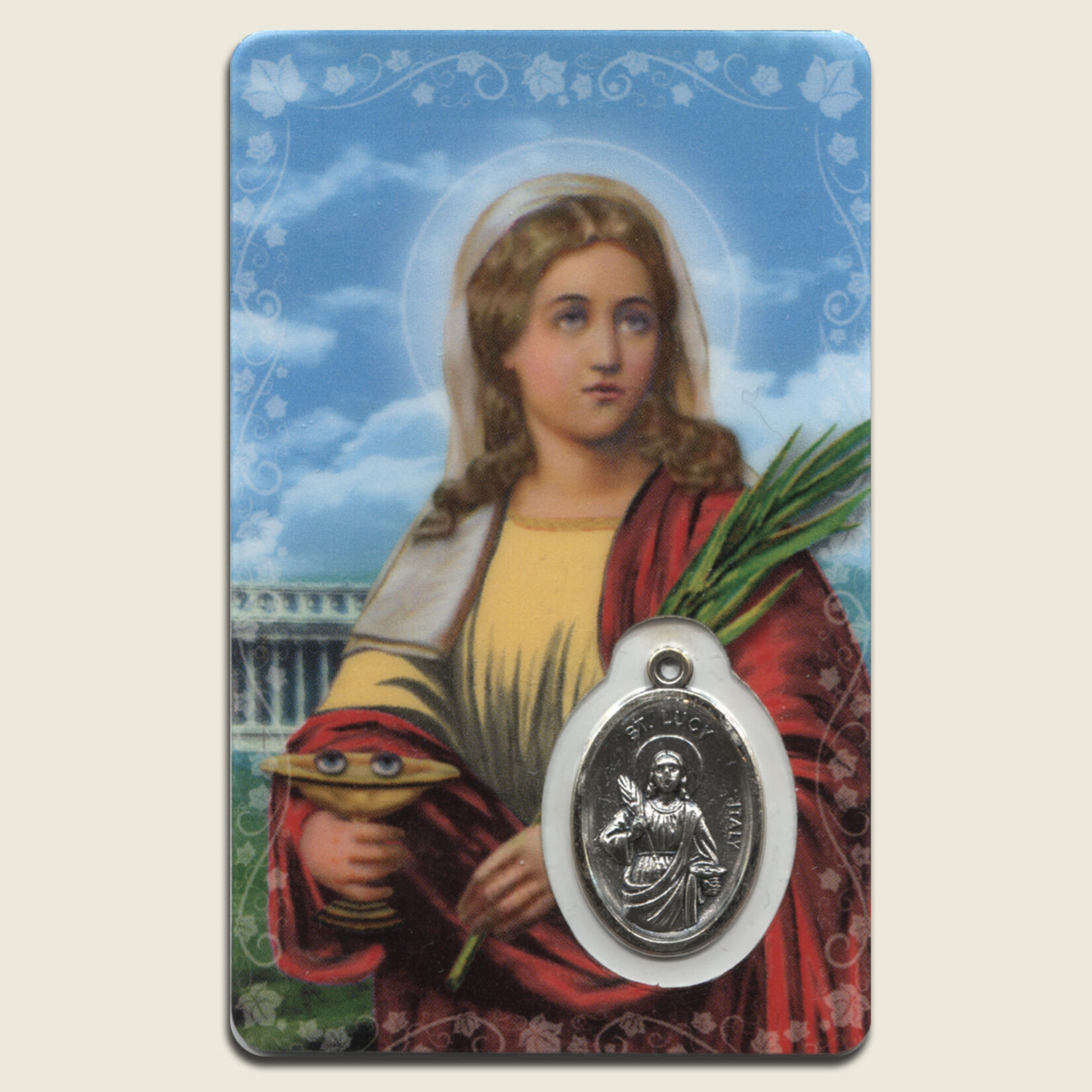 PC599 - St Lucy Prayer Card