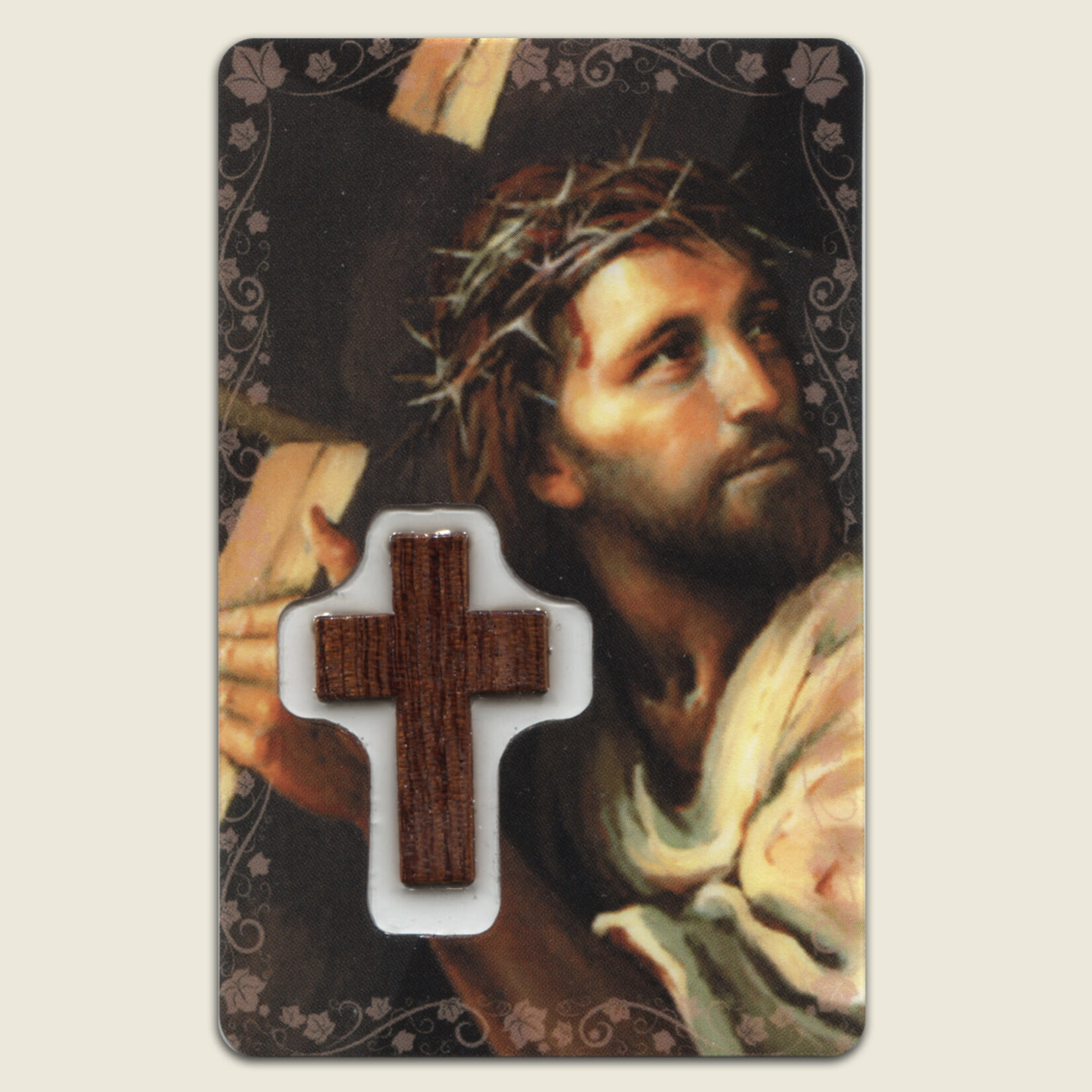 Prayer To Jesus Crucified Prayer Card