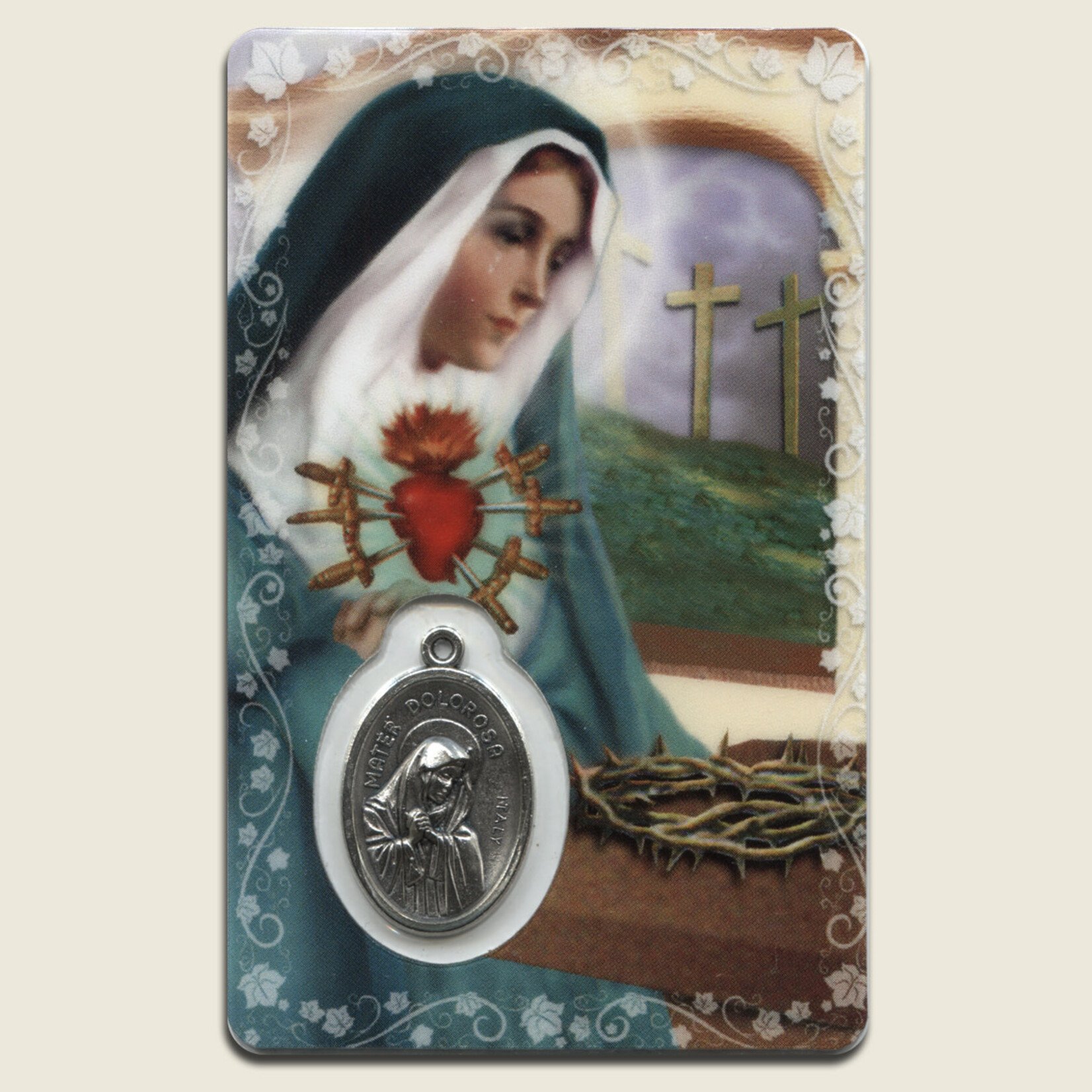 Sorrowful Mother Prayer Card