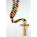 8 mm Olivewood Rosary On Cord