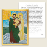 SJPC - St Joseph Icon Prayer Card