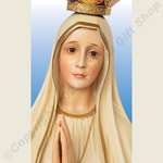 National Pilgrim Virgin Statue Prayer Card